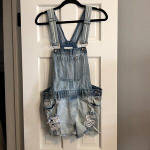 Denim overalls